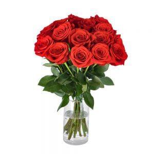 Atado de rosas vermelhas