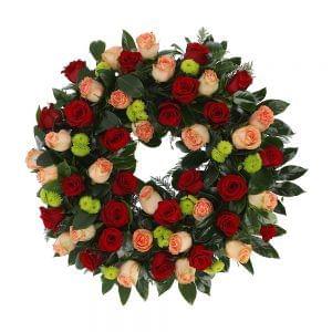 Coroa Fúnebre vermelha