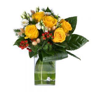 Ramo de rosas amarelas